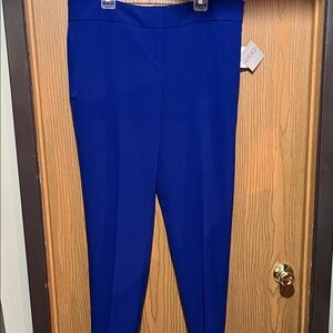 NWT Kasper electric blue women’s dress pants, size 16